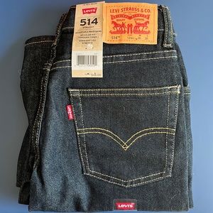 Boys Levi denim jeans size 12 straight leg
